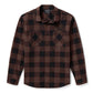 Camicia da uomo HD American Classic Buffalo Check in flanella - Caffè e nero Harley