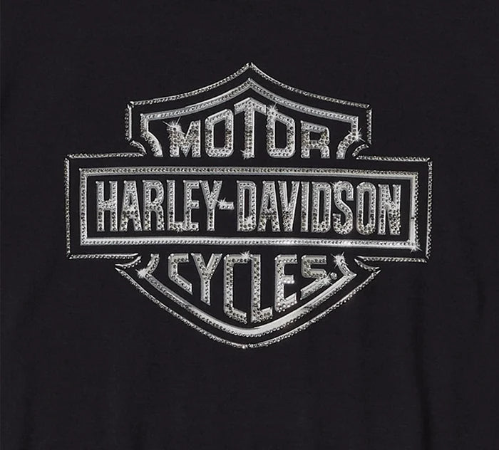 Maglia girocollo Essential Bling - Harley Black.