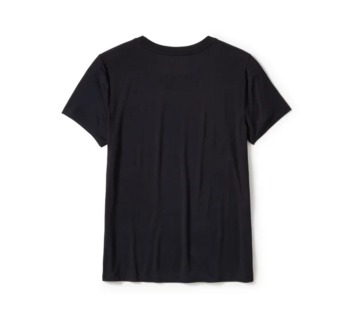 Maglia girocollo Essential Bling - Harley Black.