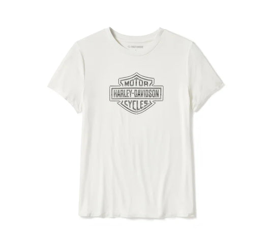 Maglia girocollo Essential Bling - Cloud Dancer