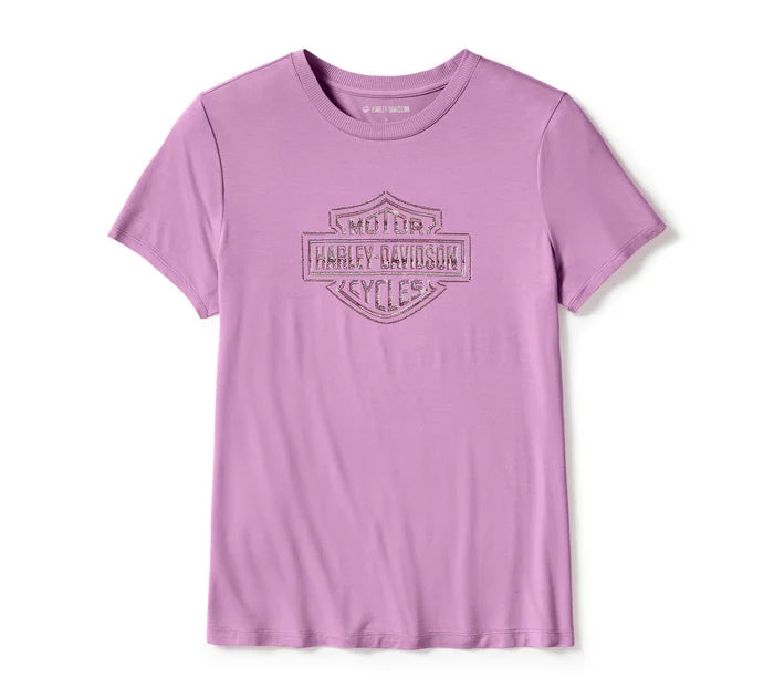 Maglia girocollo Essential Bling - Orchid