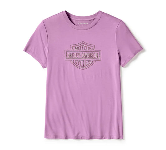 Maglia girocollo Essential Bling - Orchid