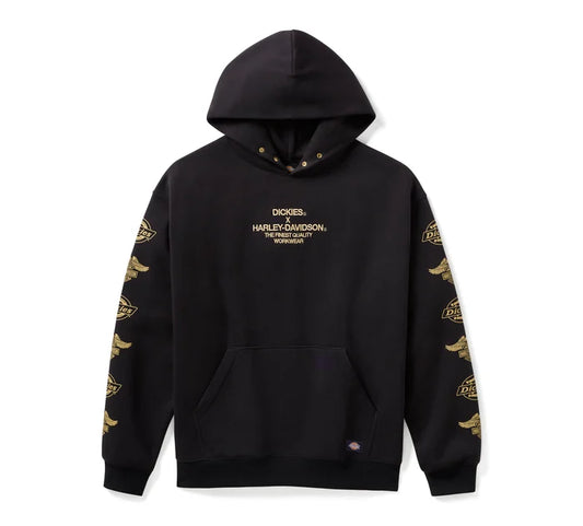 Felpa con cappuccio Dickies x HD Eagle Sleeve - Antracite