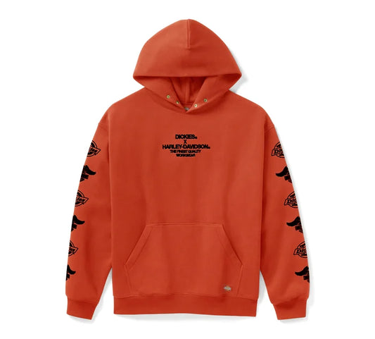 Felpa con cappuccio Dickies x HD Eagle Sleeve - Arancione Vintage