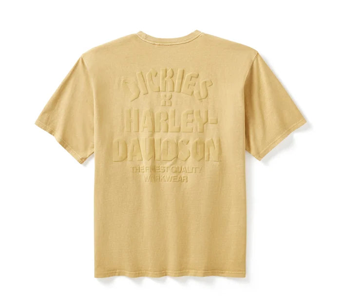 Maglietta a maniche corte da uomo Dickies x HD Heavyweight Pigment Dyed - HD Gold