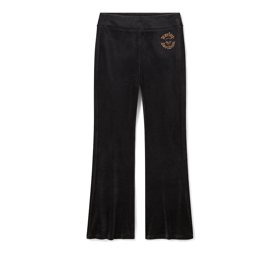 Pantaloni da donna in velluto Willie G Skull