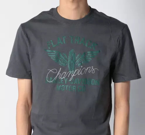 Harley-Davidson T-Shirt Flat Trekker dark grey