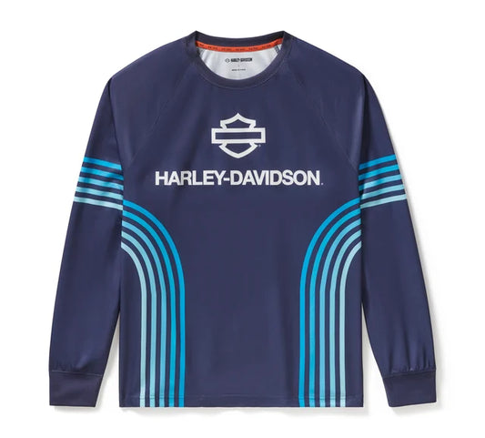 Maglia da corsa H-D® TECH da uomo - Beacon Blue
