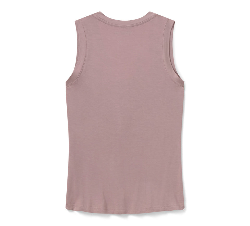 Canotta da donna Bling Iron Rose - Dusty Mauve
