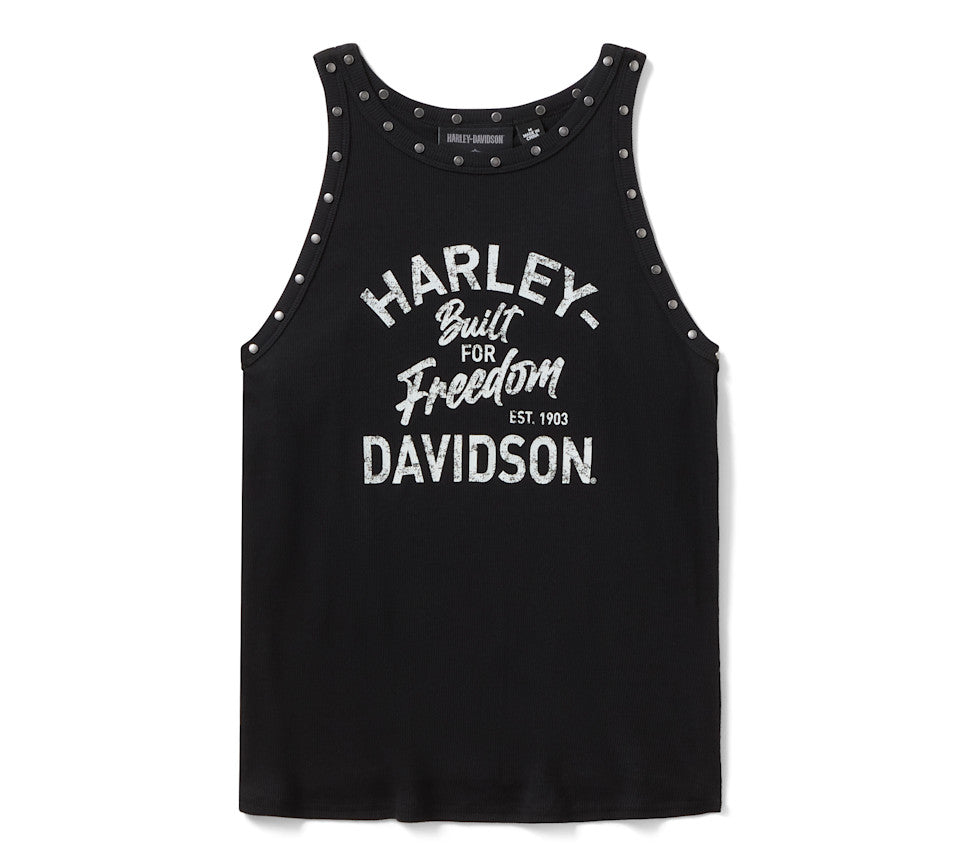 Canotta da donna H-D American Classic con borchie - Harley Black