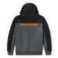 Felpa con cappuccio e zip Harley-Davidson HD Tech Gaiter nera/grigia