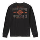 Maglia termica a maniche lunghe Parts & Service da uomo - Harley Black