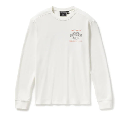 Men's Parts & Service Long Sleeve Thermal - Cloud Dancer