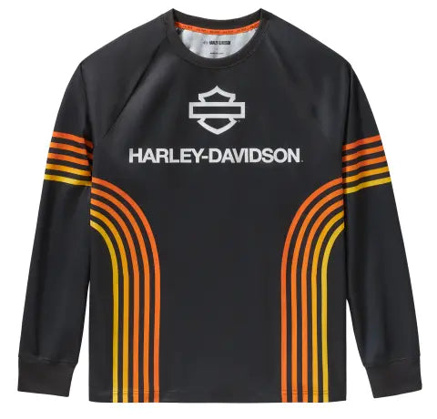 Maglia Harley-Davidson Racing HD Tech nera