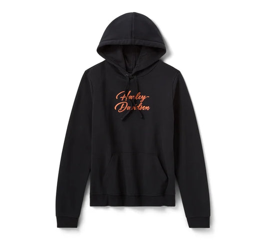 Felpa pullover con cappuccio Essential Bling da donna - Harley Black