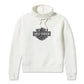 Women's Essential Bar & Shield Funnel Neck Pullover - Cloud Dancer