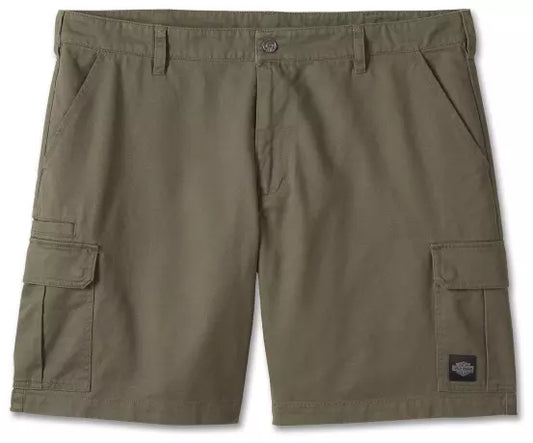 Pantaloncini cargo Harley-Davidson Milwaukee verdi