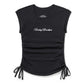Ttop Essential Ruched da donna - Harley Black