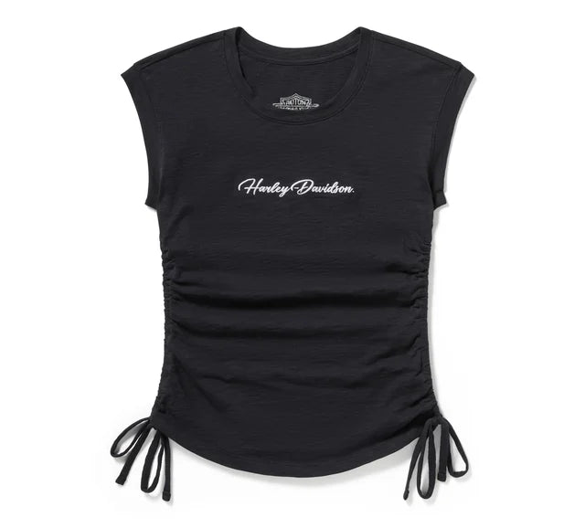 Ttop Essential Ruched da donna - Harley Black