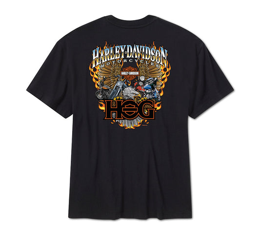 T-shirt a maniche corte da uomo Full Throttle Freedom HOG