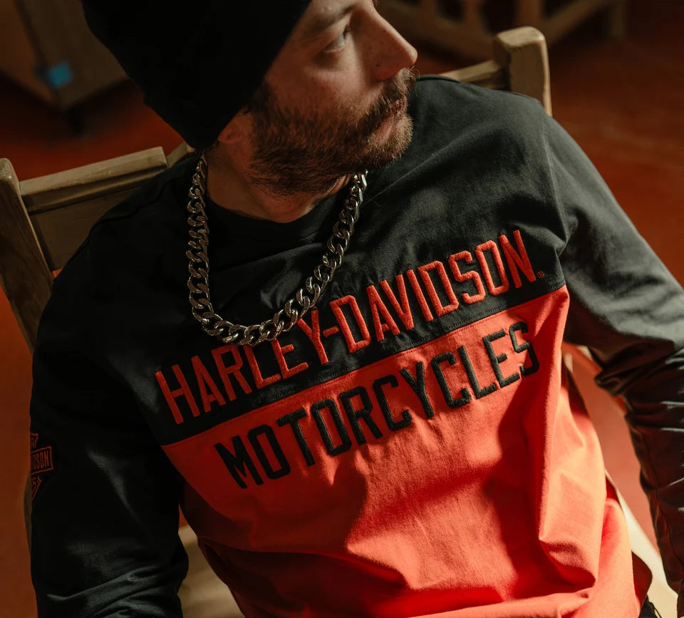 Maglia a maniche lunghe Essential Colorblock