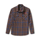 Camicia a quadri tinta in filo con scritta Racer Font da uomo