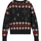 Maglione da donna Harley-Davidson Holiday nero