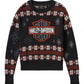 Maglione da donna Harley-Davidson Holiday nero
