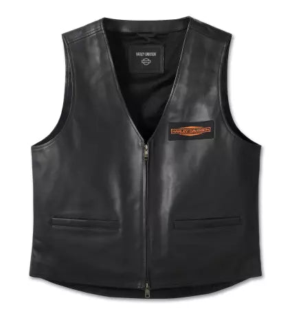 Gilet in pelle Harley-Davidson City Limits nero