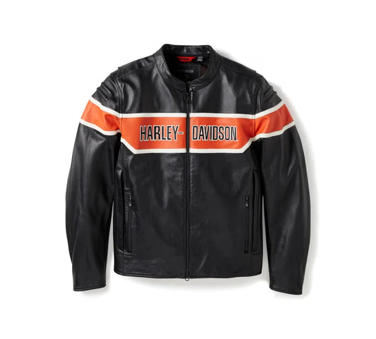 Giacca da moto in pelle Trenton H-D