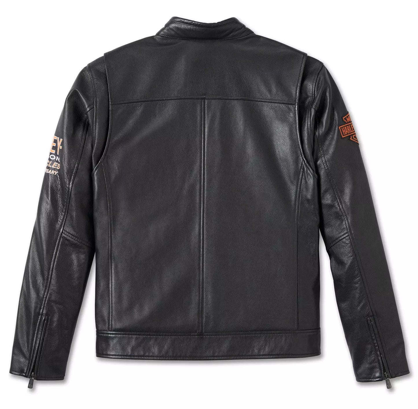 Giacca in pelle Harley-Davidson 120° anniversario nera