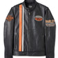 Giacca in pelle Harley-Davidson 120° anniversario nera