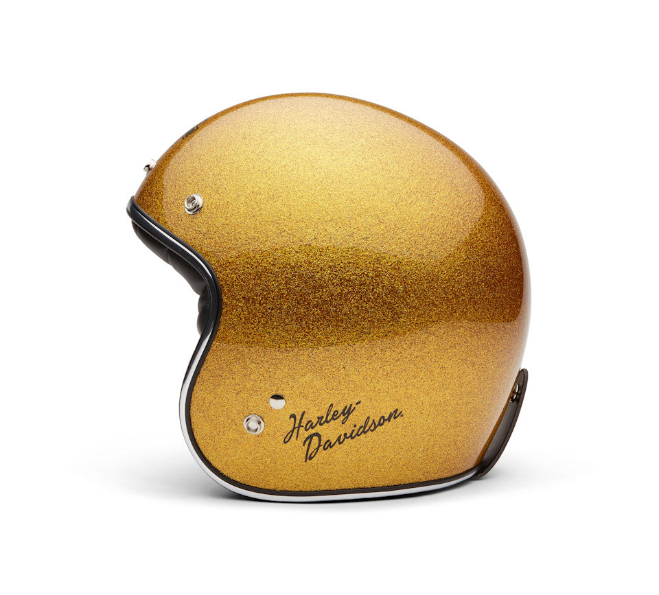 Casco H-D Ace C02 3/4 - Gloss - Gold Flake
