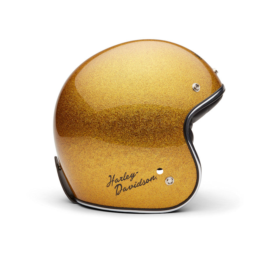 Casco H-D Ace C02 3/4 - Gloss - Gold Flake