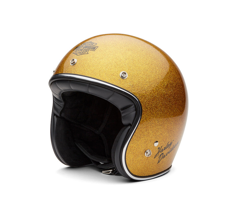 Casco H-D Ace C02 3/4 - Gloss - Gold Flake