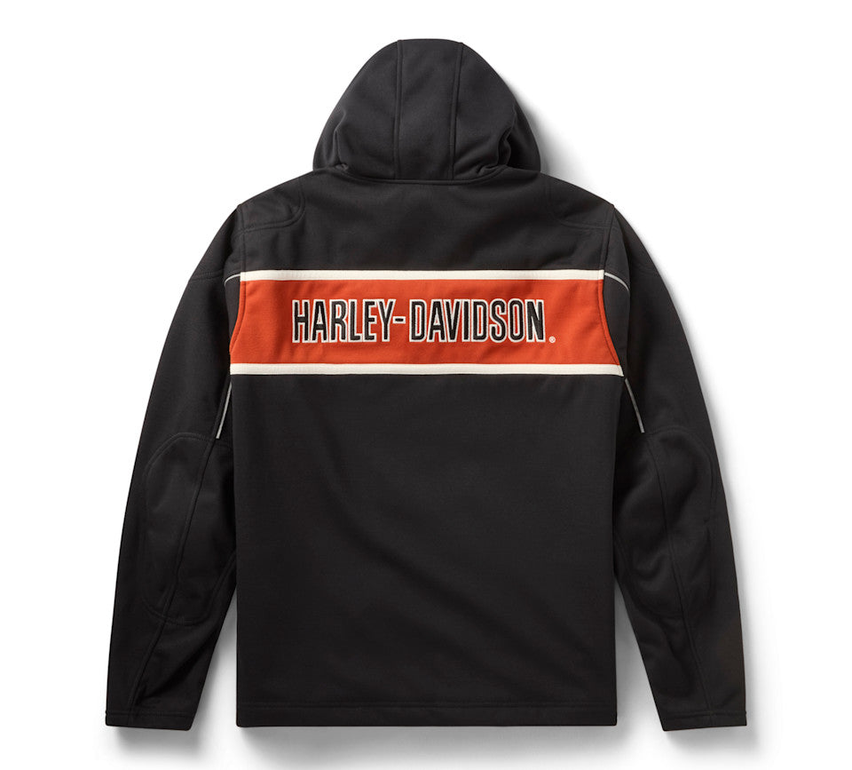 Felpa da motociclismo con cappuccio H-D Trenton Deflector 2.0 da uomo