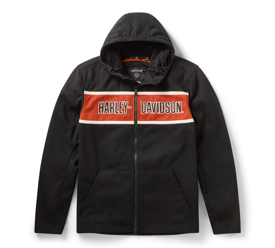 Felpa da motociclismo con cappuccio H-D Trenton Deflector 2.0 da uomo
