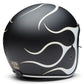 Casco Jet Harley-Davidson Flames X14 nero opaco
