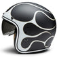 Casco Jet Harley-Davidson Flames X14 nero opaco
