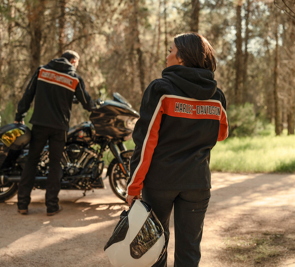 Felpa da motociclismo con cappuccio H-D Trenton Deflector 2.0 da donna