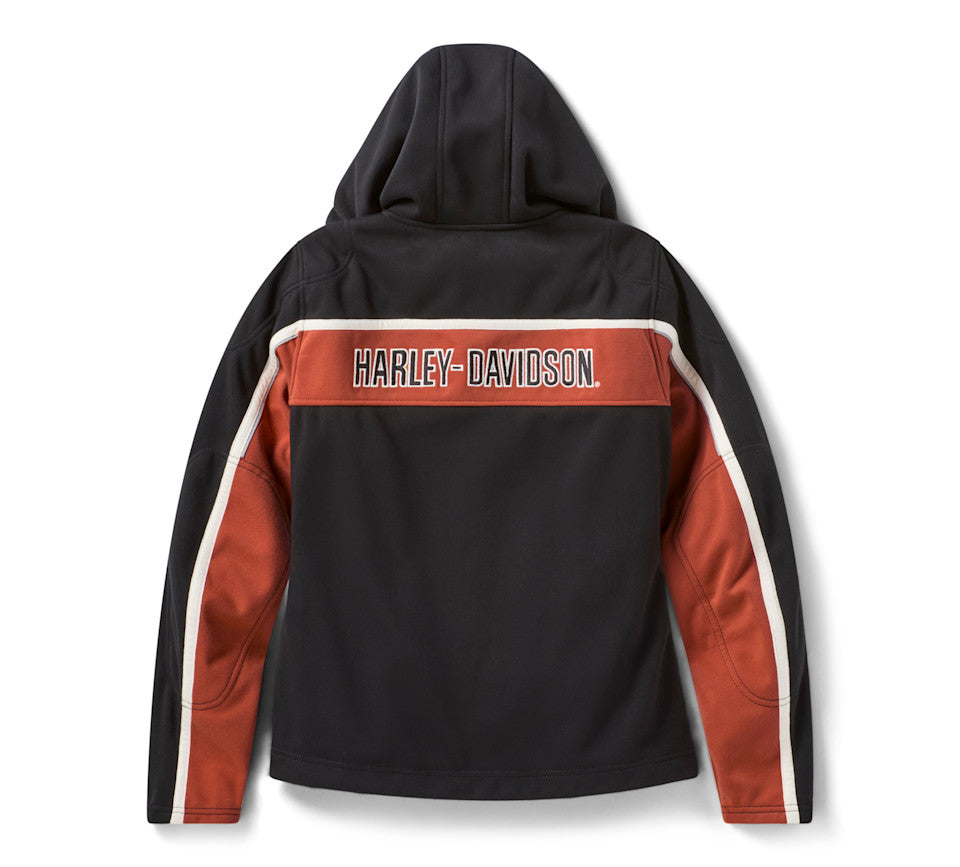 Felpa da motociclismo con cappuccio H-D Trenton Deflector 2.0 da donna