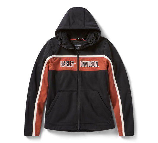 Felpa da motociclismo con cappuccio H-D Trenton Deflector 2.0 da donna