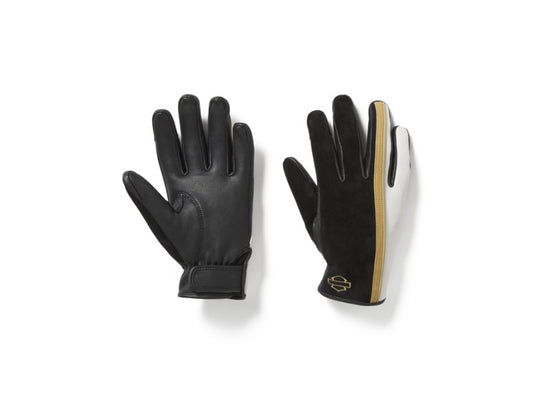 Guanti da equitazione in pelle e materiali misti "HD®" da donna