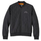 Giacca bomber da donna Harley-Davidson Old English Rose trapuntata nera