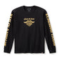 Maglietta a maniche lunghe da uomo Dickies x HD Heavyweight Eagle - Antracite
