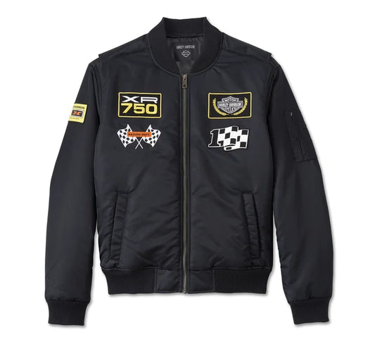 Giacca bomber At the Crank da uomo - Harley Black. 243,00 €