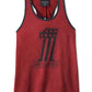 Canotta da donna Harley-Davidson National Anthem Twist rossa