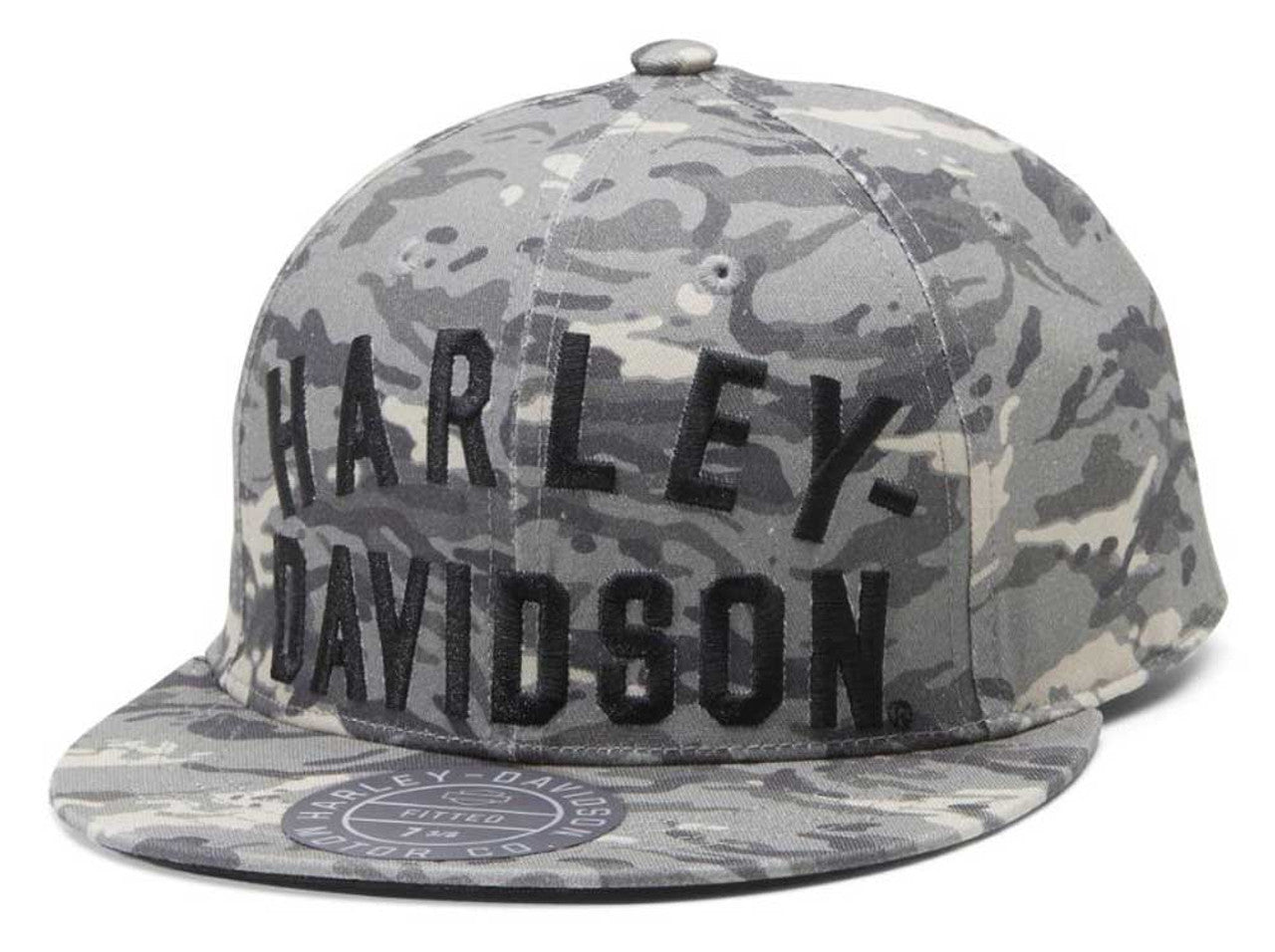 Cappellino da baseball mimetico Harley-Davidson® da uomo Staple Novelty - Grigio