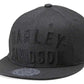 Cappellino da baseball Harley-Davidson® da uomo Staple Novelty Herringbone - Nero