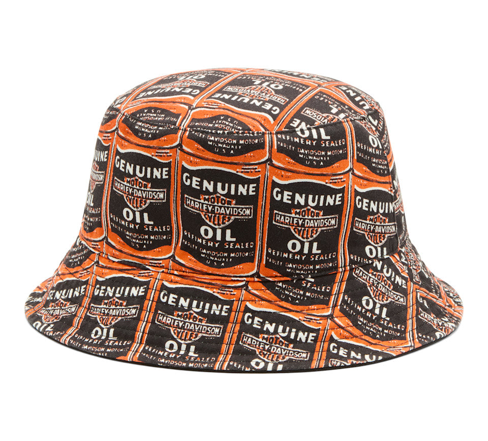 Cappello reversibile con lattina di olio essenziale H-D